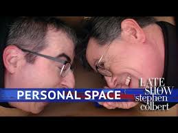 John Oliver Gets Into Stephen's Personal Space