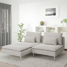 Divani da vivere ogni giorno, disponibili in varie dimensioni e proposti con rivestimenti differenti in tessuto o pelle. Soderhamn 2 Zitsbank Met Chaise Longue Viarp Beige Bruin Ikea Love Seat Kleine Bank Chaise Longue
