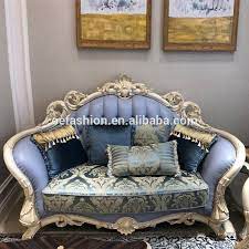 French Style Living Room Furniture Fabric Sofa Set European New Classic Wood Carving Flamboyant Upholstered Fabric Sofa View New Luxury Wood Sofa Set Classic D Sofa Set Furniture Fabric Wood Sofa