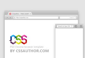 Free Download Psd Mobile And Desktop Browser Template For Google Chrome Freebie No 1 Templates Browser Psd
