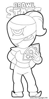 Brawl stars is a mobile game developed by supercell in 2018. Tara Brawl Stars Coloring Pages Printable