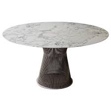Warren Platner For Knoll Arabescato Marble Top Dining Table Dining Room Table Marble Glass Round Dining Table Top Kitchen Table