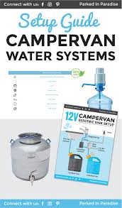 How To Install A Campervan Water System Sink Plumbing Diagrams Campervan Water Systems Camper Van Conversion Diy