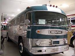 Buses Of The 1950 S Bus Greyhound Bus Bus Stop