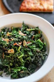 Side Dish Recipe For Pizza Fiery Kale With Garlic And Olive Oil Recipe Side Dish Recipes Food Dishes Recipes
