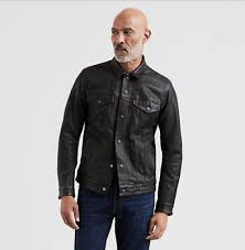 Levis Black Buffalo Leather Trucker Jacket Size S Small New With Tags Rrp 320 En 2020 Ropa Informal Hombre Chaqueta De Cuero Moda Masculina