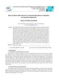 Kerajaan memperkenalkan program pembiayaan sosial baru untuk membantu perniagaan b40 dan mereka yang kehilangan punca pendapatan memalui institusi perbankan islam dan majlis islam negeri. Pdf Role Of Islamic Microfinance In Poverty Alleviation In Pakistan An Empirical Approach