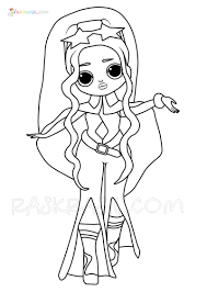 Print or download lol dolls coloring pictures. Lol Omg Coloring Pages Free Printable New Popular Dolls