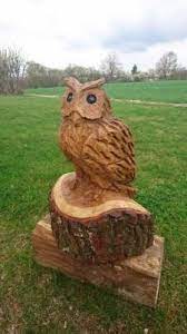 Eule mit motorsaege geschnitzt eulen holz schnitzen. Holzeule Kettensagenschnitzen Gartenholzfigur Kettensagenschnitzen Schnitzen Eule