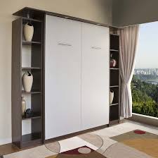 Wallbeds contemporary oak horizontal twin murphy bed with hutch this piece of furniture is a high quality twin size bed that. Modern Murphy Beds Closet Storage Concepts Boston