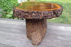Solid wood furniture for home in jaipur range reflects the royal charm of the pink city. Solid Tree Trunk Coffee Table Thebestwoodfurniture Com
