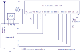 So in this tutorial we will be looking into the schematic of arduino uno, modify it a little to our. Interfacing Lcd To Arduino Tutorial To Display On Lcd Screen