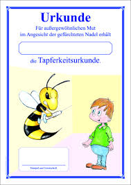 Natürlich erhalten nur 'besonders tapfere kinder' diese schöne urkunde. Tapferkeitsurkunden Fur Kinder Vordruck Leitverlag Formularportal