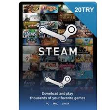 Buy steam gift cards and grab what you want on the store! Steam Gift Card 20try Buy Steam Gift Cards With Great Prices