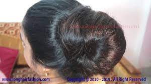 See more ideas about bun hairstyles for long hair, long hair styles, beautiful long hair. Mega Bun Hairstyle For Wedding Party Very Thick Long Hair Bun Hairstyle For Indian Woman Youtube