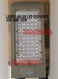 1 set x box double + klem. Lampu Jalan Led 30w 50w 100w Harga Ekonomis Sumberlampu Com