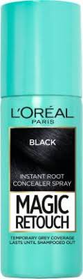 Refresh your color and gloss! L Oreal Paris Magic Retouch Temporary Root Touchup Hair Colour Spray 1 Black Price In India Buy L Oreal Paris Magic Retouch Temporary Root Touchup Hair Colour Spray 1 Black Online