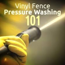 Once the stain is removed, rinse. How To Pressure Wash Your Vinyl Fence