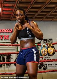 Boxing champion claressa shields shares her thoughts on her successful mma debut at thursday's 2021 pfl 4 event. Hollywood S Hit Girl Olympian Claressa Shields Is Ready To Bring Women S Boxing Mainstream Daily Mail Online