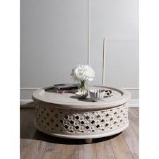 White, wood, coffee tables : Best Home Fashion 32 In White Medium Round Wood Coffee Table Table Rr09 White The Home Depot