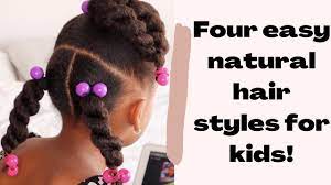 My videos will help you grow your child's hair long and adapt a healthy hair regimen. 4 Easy Hairstyles For Kids Natural Hair Abbiecurls Youtube
