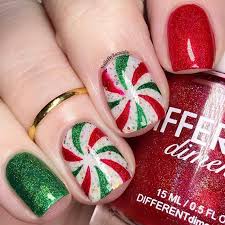 Peppermint Candy Stencils For Nails Christmas Nail Stickers Etsy Christmas Nail Designs Christmas Nail Stickers Cute Christmas Nails