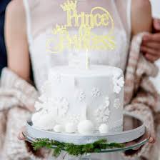 Buy Starsgarden Gold Glitter Prince Or Princess Cake Topper Gender Reveal Boy Or Girl He Or She Baby Shower Party Decorations Gold Online In Indonesia B07wrs278n