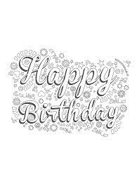 Verjaardag Happy Birthday Kleurenisleuk Nl Verjaardagskaart Ideeen Boek Bladzijden Kleuren Kleurplaten