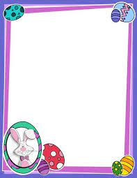 Easter Border Clip Art Page Border And Vector Graphics Briefpapier Vorlage Seitenrander Osterwunsche