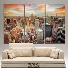 Browse great big canvas for your new favorite piece of art. New York City Picture Canvas Painting Modern Wall Art Picture For Living Room Unframed Decorative Landscape Canvas 3 Pieces City Picture Art Picturespicture For Living Room Aliexpress