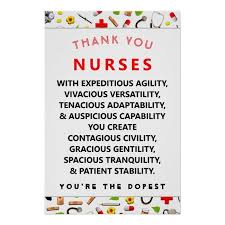 Nurse Appreciation Poem Poster Zazzle Com Poems Thank You Poems Custom Posters