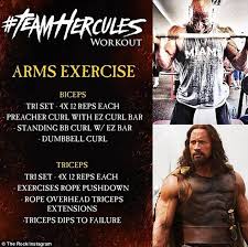Dwayne Johnson Reveals His Grueling Hercules Workouts The Rock Hercules Workout Hercules Workout The Rock Workout
