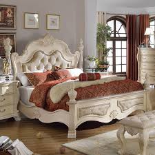Meridian Monaco Antique White King Bed Monaco K Meridian Furniture Bedroom Sets Master Bedroom Set