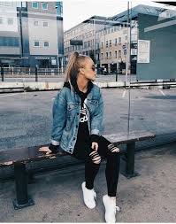 15 Looks Simples Y Casuales Para Combinar Con Chamarra De Mezclilla Casual Outfits For Teens Outfits For Teens Fall Outfits