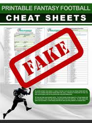 Before each nfl game, review the free agent pool and choose a few players who you think could. Generate A Fake Fantasy Football Cheat Sheet