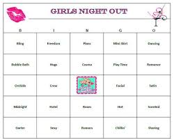 Girls Night Out Party Bingo Game 60 Cards Fun Friends Etsy Girls Night Girls Night Party Girls Night Out