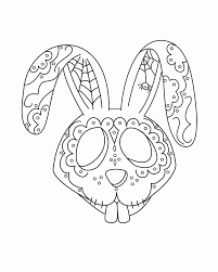 Find simple and cheerful kids pages. Day Of The Dead Coloring Pages For Kids Coloring Home