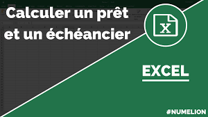 Vous pouvez obtenir un certificat de 10 ans sur décision du préfet. Calcul D Un Pret Et D Un Echeancier Avec Excel Tutoriel