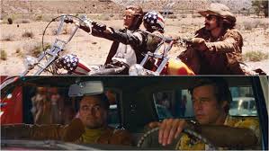 A picture that takes his usual giddy historical revisionism trick and adds a wistful layer of melancholy and elegiac fear about the setting of the sun, this is a movie obsessed. Countering Counterculture Easy Rider And Once Upon A Time In Hollywood Talk Film Society