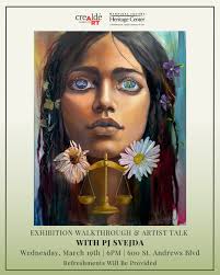 Join us at the Alice & William Jenkins Gallery for a Walkthrough and Artist  Talk of our exhibition, Converging Realities, with special guest, PJ  Svejda, as she shares the inspiration, story, and