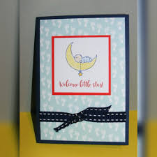 Jetzt aber genug gequasselt, hier kommen nun die einzelnen karten. Bastelecke Karte Zur Geburt 11 Junge Baby Im Mond Kikis Kreativhafen