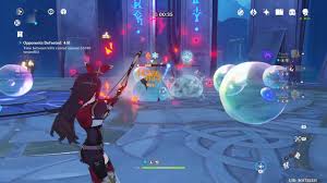 Genshin Impact Domain Of Forgery Submerged Valley Iv Ar46 4stars Team Youtube