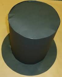 How To Make A Top Hat Paper Hat Paper Hat Diy Top Hat