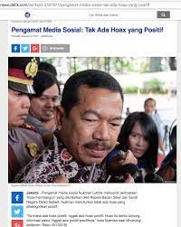 Sebenarnya tanggungjawab menangani masalah media sosial bukan terletak di. Berita Pengamat Media Sosial Tak Ada Hoax Yang Positif Turnbackhoax