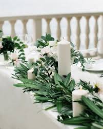 A Modern Seaside Croatian Wedding Candle Wedding Centerpieces Wedding Centerpieces Wedding Table Flowers