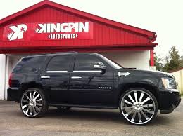 Black Chevy Tahoe Sittin On 28 Inch Rims Chevy Tahoe Black Chevy Tahoe Tahoe