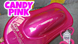 How To Paint Candy Pink Using Spray Paints Samurai Paint Youtube