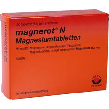Magnerot 100 comprimate de la worwag, germania este la cel mai bun pret la farmacia online efarma. Magnerot N Magnesiumtabletten 100 Buc Vitamine Minerale