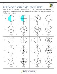 Some fractions cannot be simplified any further and are already in simplest form. Equivalent Fractions Worksheet
