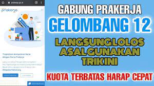 Untuk kartu prakerja gelombang 14 ini, pemerintah menargetkan kuota 600.000 peserta, atau sama seperti periode sebelumnya. Cara Daftar Prakerja Gelombang 12 Langsung Lolos Youtube